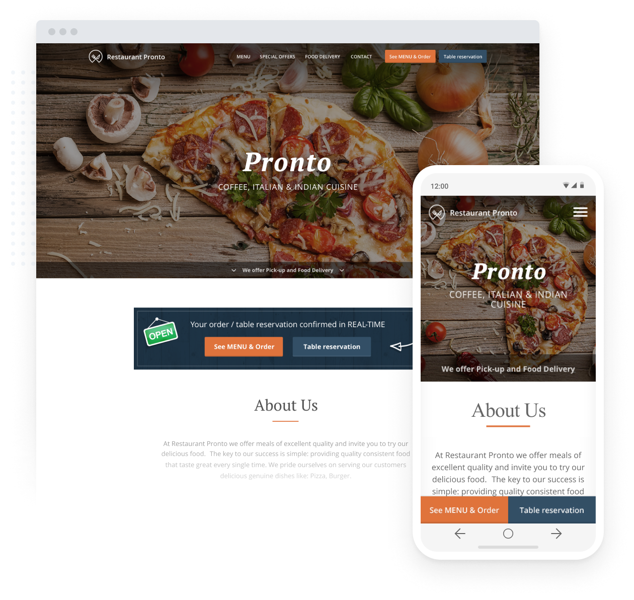 Site web & app mobile
